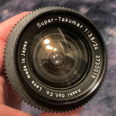 Asahi Pentax Super Takumar 24mm F3.5 with Extras