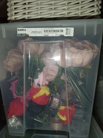 job lot artificial flowers