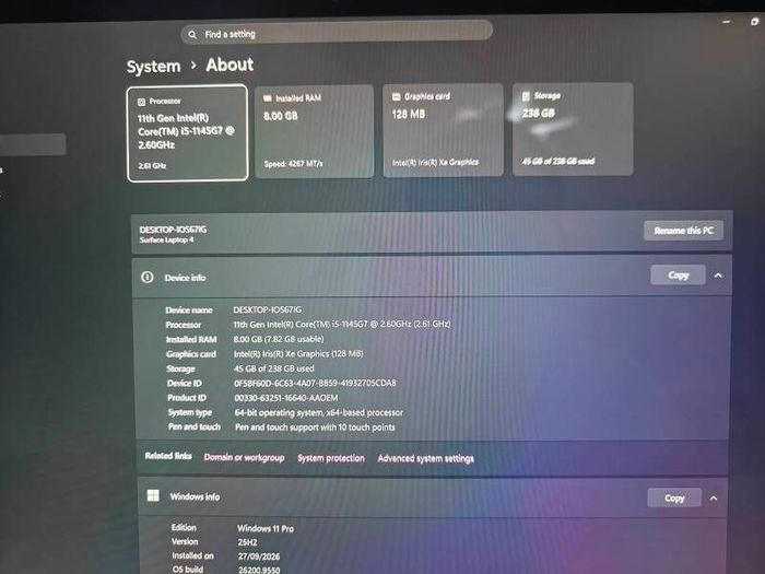 Microsoft Surface Laptop 4