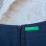 United Colors Of Benetton Navy Blue Balloon Mini Skirt Size 38 UK 6 US 2 Image 2