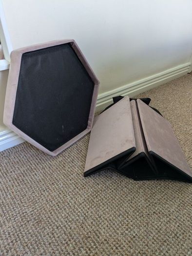 pink storage box/bench