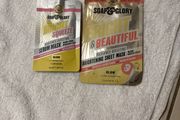 1 x Soap &amp; Glory Sheet Mask. 1 x Soap &amp; Glory Serum Mask