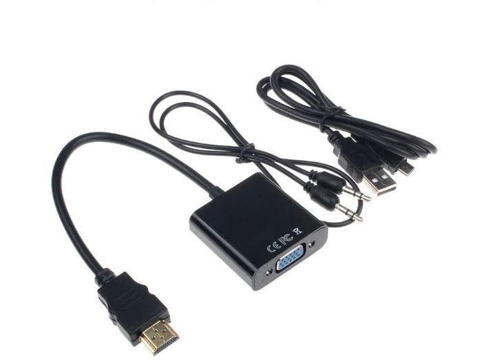 Hdmi  To Vga Adapter Converter 1080p With Audio