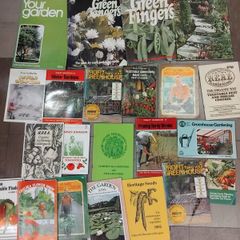 Lot of Gardening and Vegetable Growing books