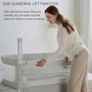 3-in-1 Baby Bassinet / Bedside Sleeper with Mattress & Bedding Image 6