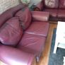 Leather sofa 3 and 2 seater Image 3