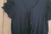 M&amp;S Grey Cropped Cardigan Size 16