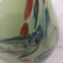 Fabulous Pair of Mid Century Matching Mouth-Blown Glass Vases In Lime Green with Swirls, Unknown Maker, Possibly Italian/Murano, Japanese or Chinese, Circa 1950 Image 7