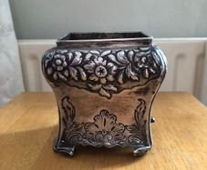 Antique Silver Tea Caddy
