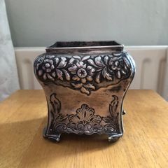 Antique Silver Tea Caddy