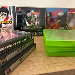 x10 PS1 games, including GTA: London, Blaze & Blade, and Guardian's Crusade