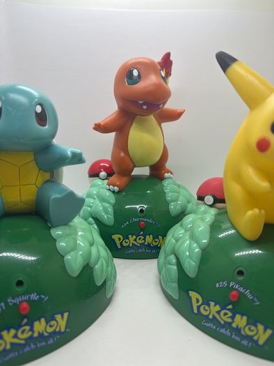 pokemon figures x3