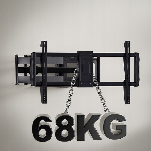 Tv Wall Mount Bracket Tilt Swivel Long Arm 43-95"