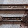 2 Antique Gedore double-sided open-ended Germany spanners, Postage Available or Collection Image 2