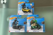 Hot wheels 3 motorbikes