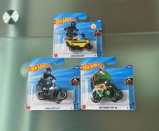 Hot wheels 3 motorbikes