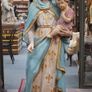 French Neo-Gothic Madonna and Child Statue - 19th Century Image 2
