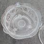 Polish 24% Lead Crystal, Bon Bon Scrolled footed bowl with Lid Image 6