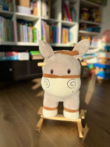 Children's plush rocking Donkey with sound