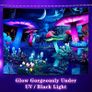 Glow in the Dark Tapestry, Tapestry, Tapestry Wall Tapestry Bedroom, UV Tapestry Wall Hanging, Aesthetic Tapestry Home Decorationfor Living Roombedroom 150 cm x 130 cm (FREE POSTAGE) Image 3