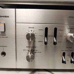Set From 1977 Amplifier TOSHIBA SB-420 + Tuner Toshiba ST 420, exelent condition, working good.