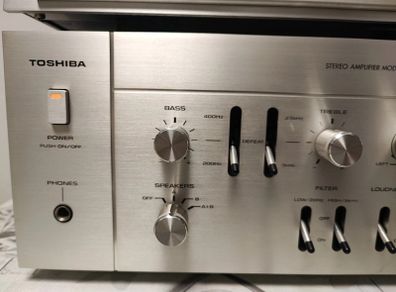 Set From 1977 Amplifier TOSHIBA SB-420 + Tuner Toshiba ST 420, exelent condition, working good.