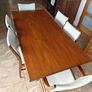 dinner table, 6 chairs Image 2
