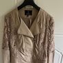 Leather Effect Jacket With Lace Details Image 2