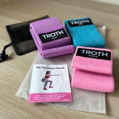 TROTH Hip Resistance Bands Set, 3 Levels