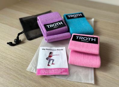 TROTH Hip Resistance Bands Set, 3 Levels