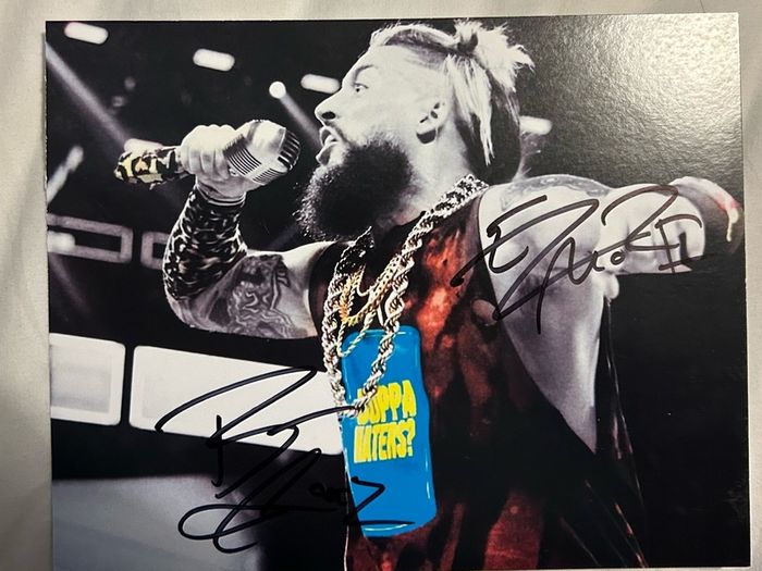Wrestling autographs