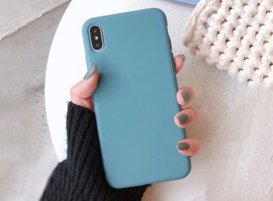Liquid Silicone Case For iPhone XS Max Luxury Thin ShockProof Soft Phone Cover Cactus - FHT9IPXSMLK