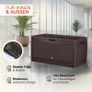 Garden Storage Box Cushions 310L  Rattan Look Image 5