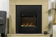 Zanussi 2KW Black Electric Inset Fire Stove with 2 Heat Settings, Timer and Remote Control