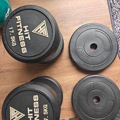 Dumbbells 17.5 kg for sale