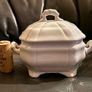 white ceramic possibly sugar bowl Image 2