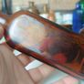 471 - Set of 4 Vintage Amber Glass Screw Top Collectible Decorative Bottles Image 5