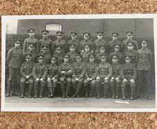 Old photo Soldiers interwar WW1 medal ribbons RASC or possibly Coldstream or Irish Guards