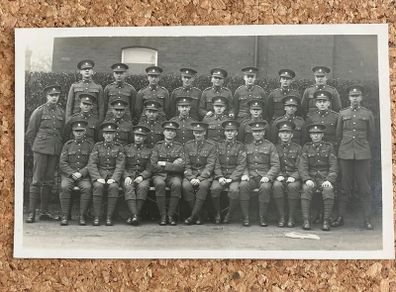 Old photo Soldiers interwar WW1 medal ribbons RASC or possibly Coldstream or Irish Guards