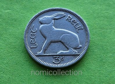 Ireland 1935 year 3 Pence.