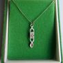 Vintage Sterling Silver 925 Welsh Daffodil Love Spoon Necklace, Heart Love Spoon Pendant Image 2