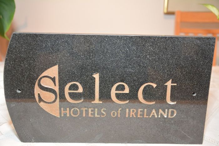 Vintage marble sign - Select Hotels of Ireland