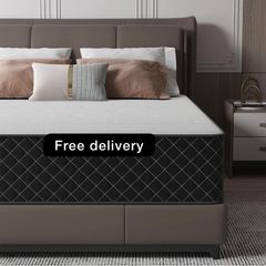 Extra Firm Single Mattress, 25cm Deep Hybrid Mattress with Breathable Foam and Individually Pocket Spring