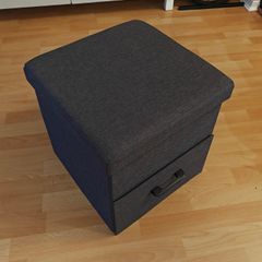 Grey Ottoman