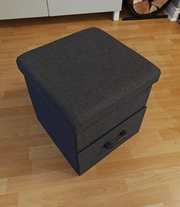 Grey Ottoman