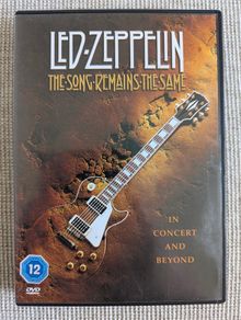 Led Zeppelin The Song Remains The Same DVD Concert Film Live Robert Plant