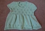 Beautiful baby girl handmade bamboo vest top 6-12 months