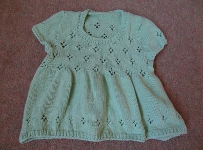 Beautiful baby girl handmade bamboo vest top 6-12 months