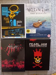 Pearl Jam Eddie Vedder Dvd Collection Bundle Seattle Grunge Classic Rock Music Live