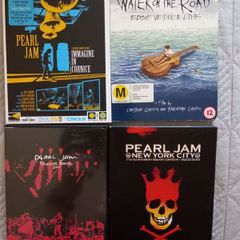 Pearl Jam Eddie Vedder Dvd Collection Bundle Seattle Grunge Classic Rock Music Live
